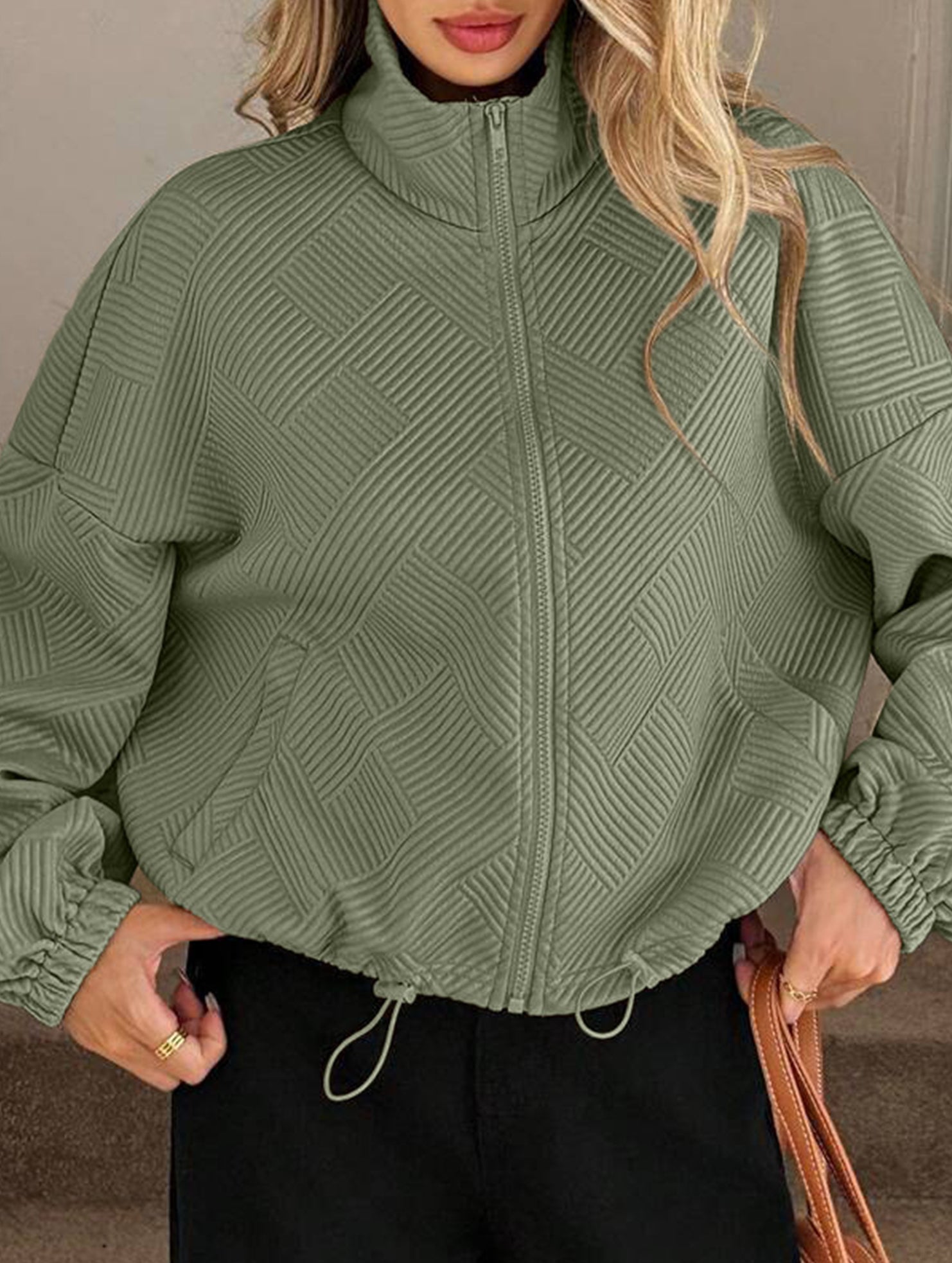 women's loose baseball jacket