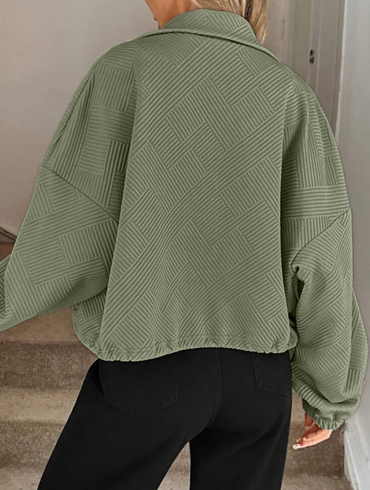 women's loose baseball jacket