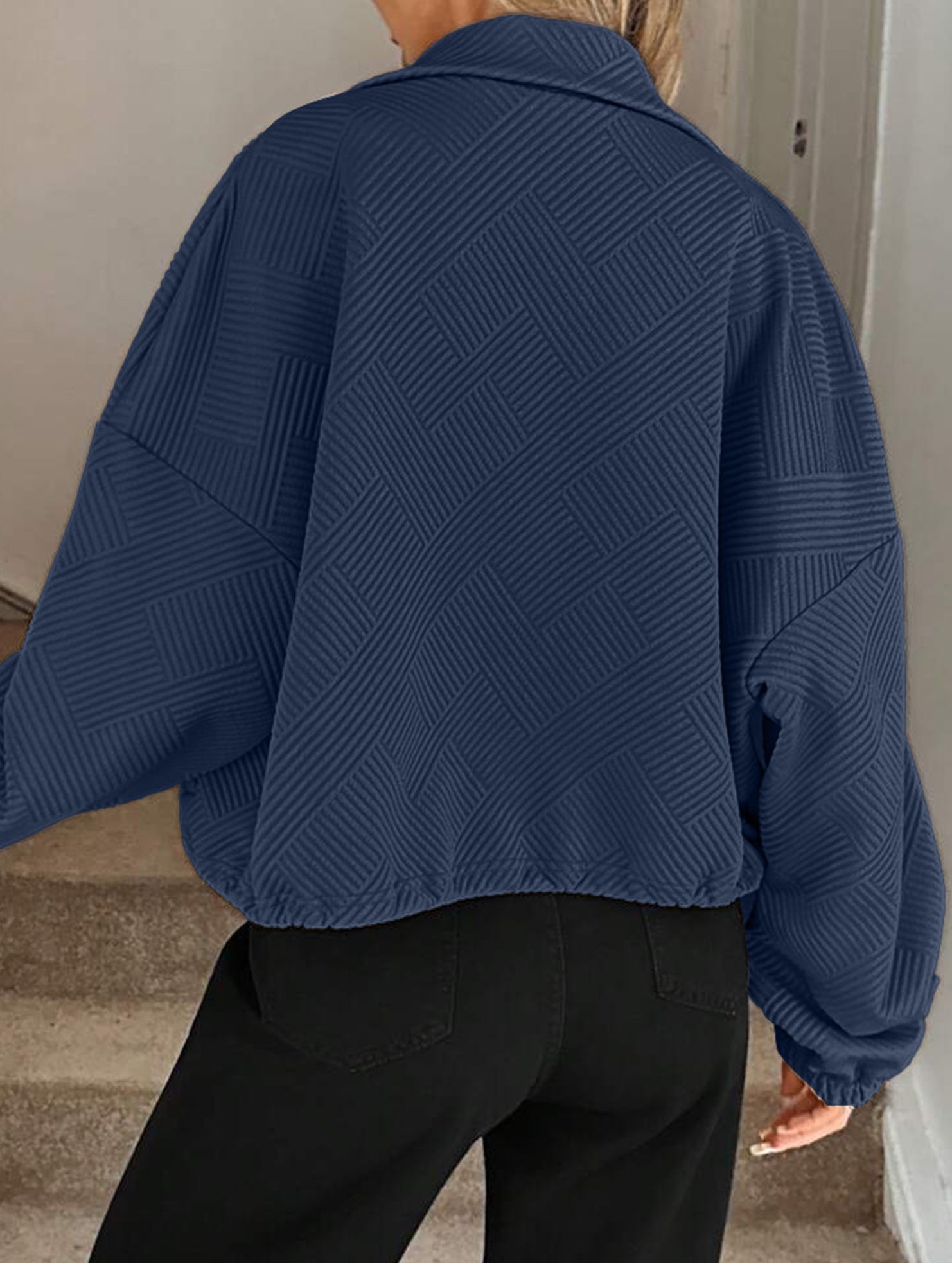 women's loose baseball jacket