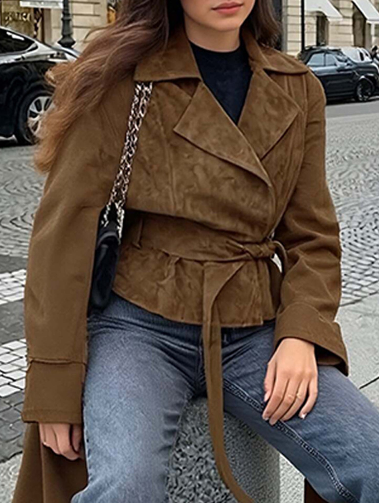 American retro lapel jacket for women_CWOJA01807