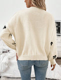 Fashionable new style pullover bow sweater