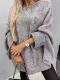 Fashionable knitted shawl sweater