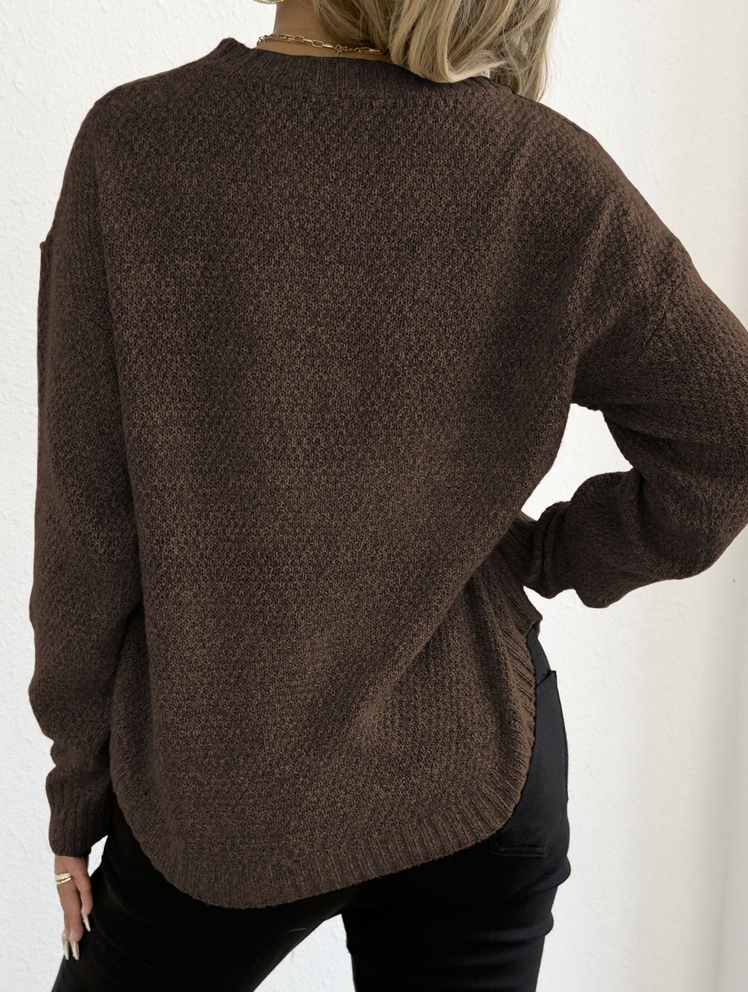 casual bottoming shirt pullover sweater