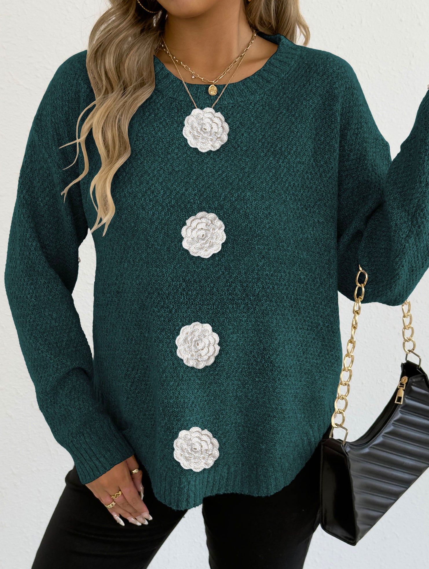 casual bottoming shirt pullover sweater