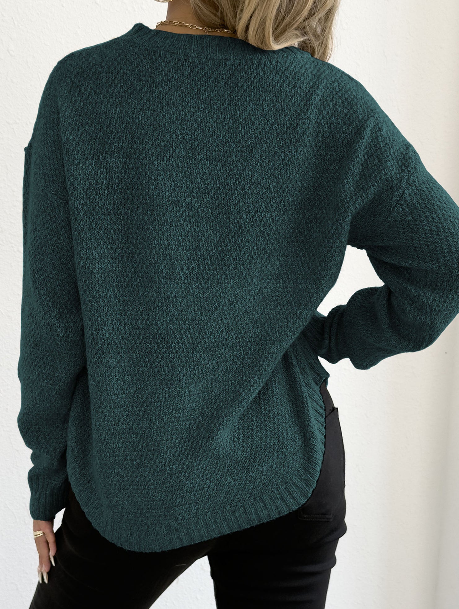 casual bottoming shirt pullover sweater