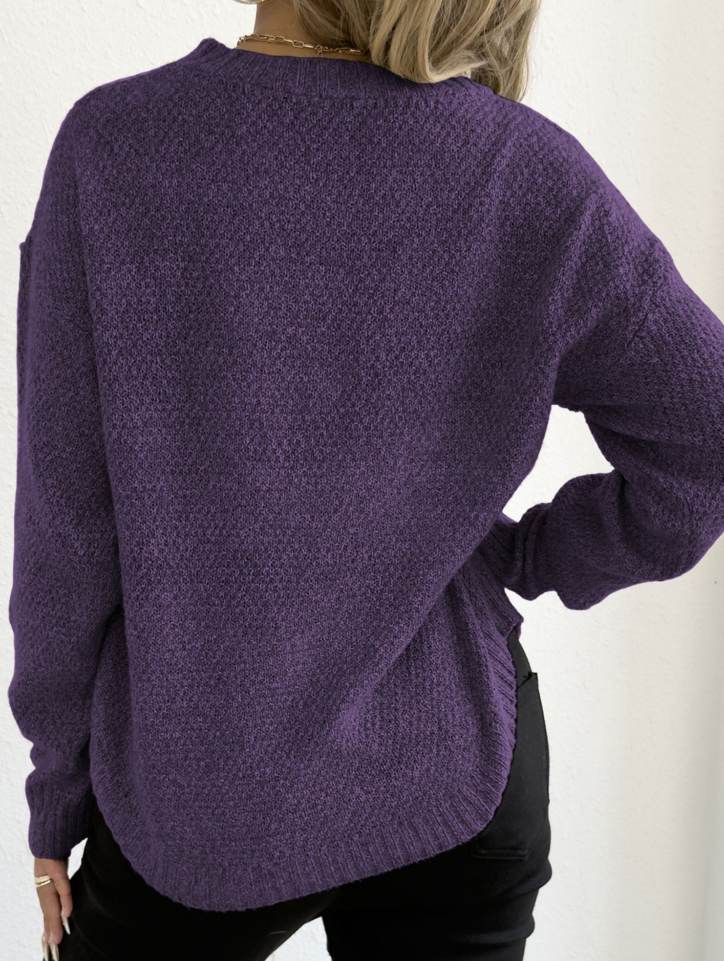 casual bottoming shirt pullover sweater