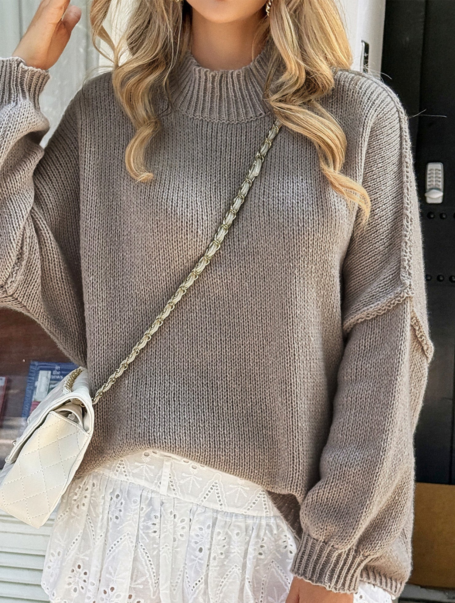 retro turtleneck knitwear