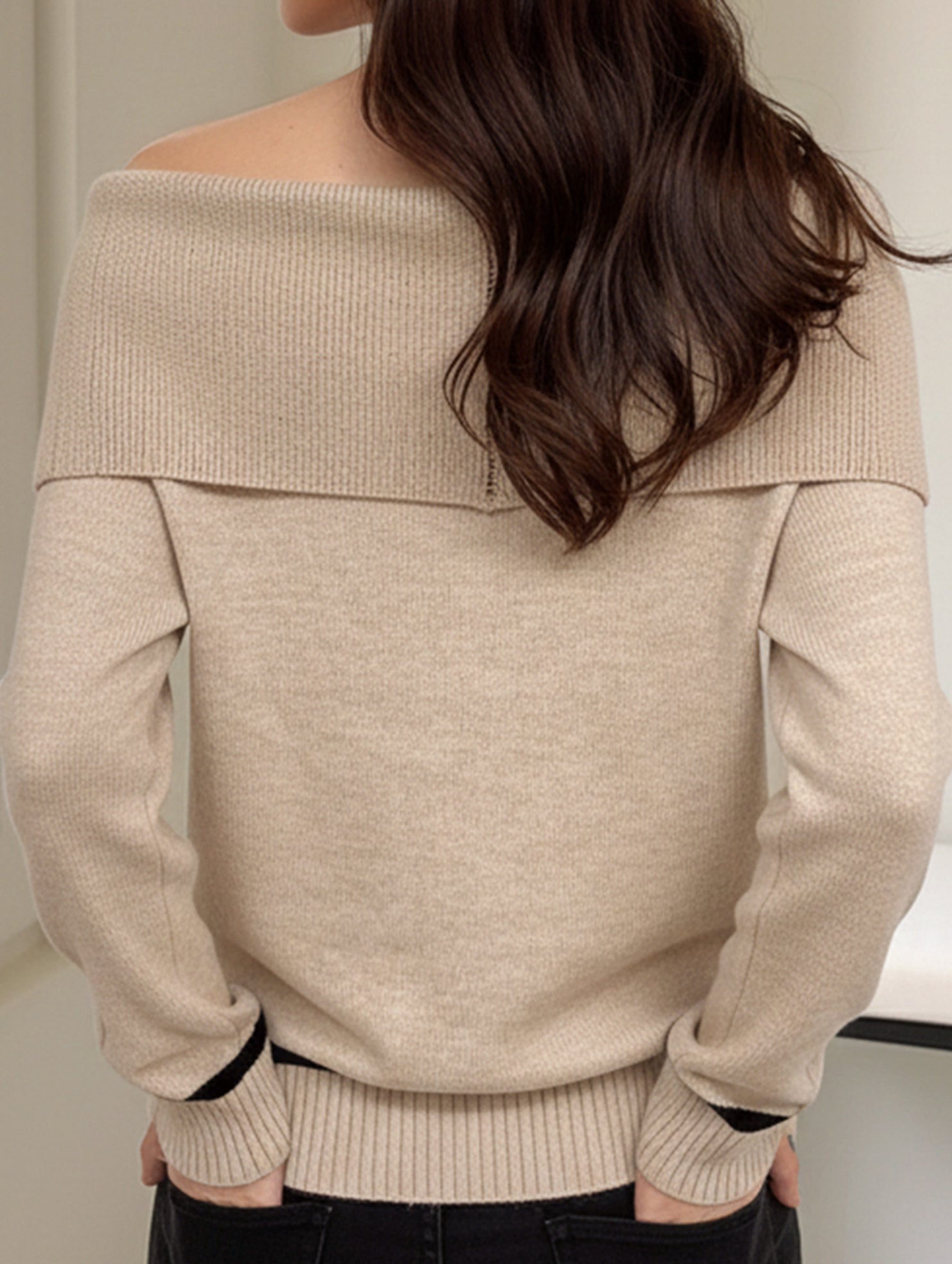 vintage-style diamond-pattern knitted shirt