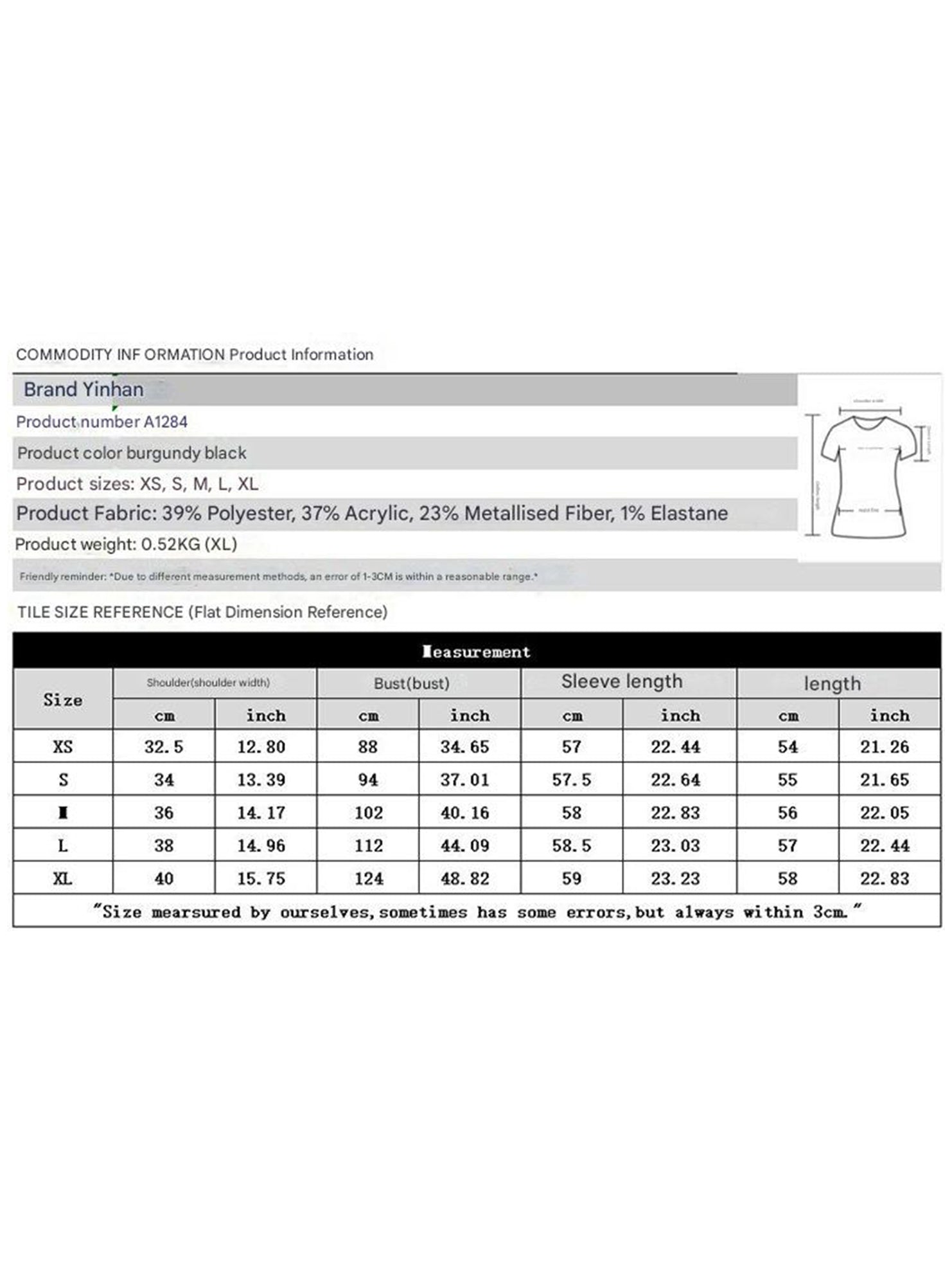 Sparkling silk puff sleeve sweater