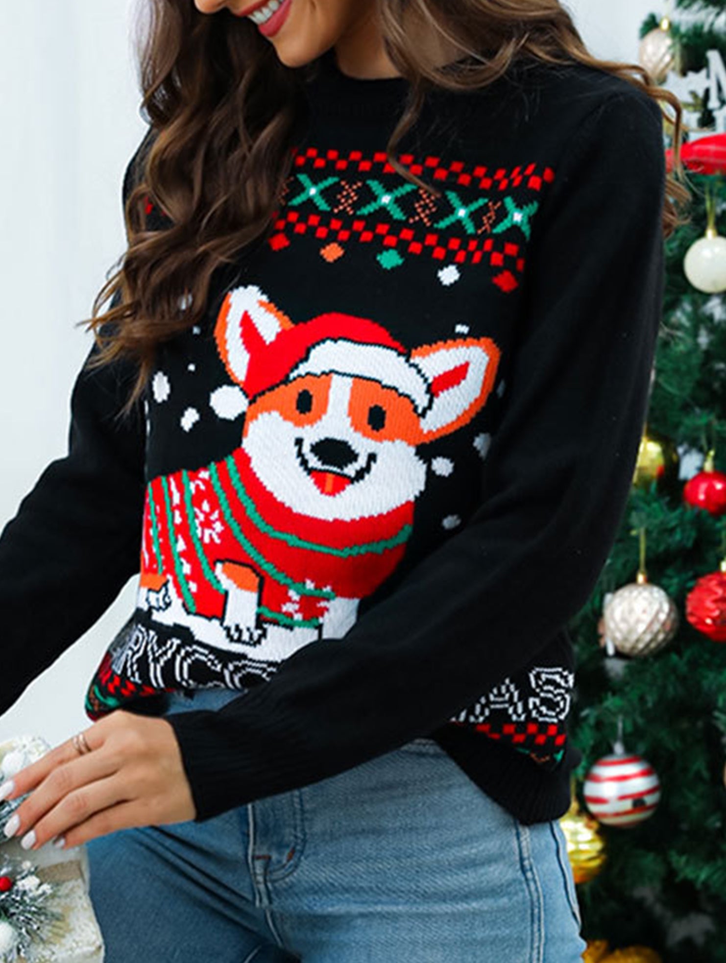 Christmas Pet Jacquard Sweater