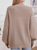 Vintage Loose Knit Cardigan Long Sleeve