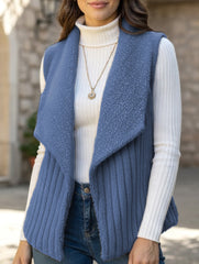Simple sleeveless versatile vest