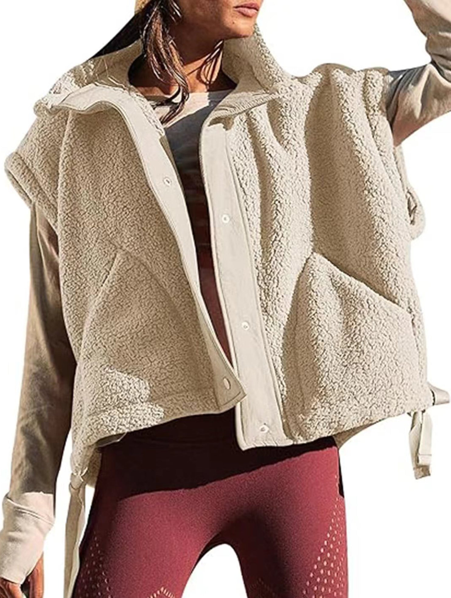 Women's simple vest jacket