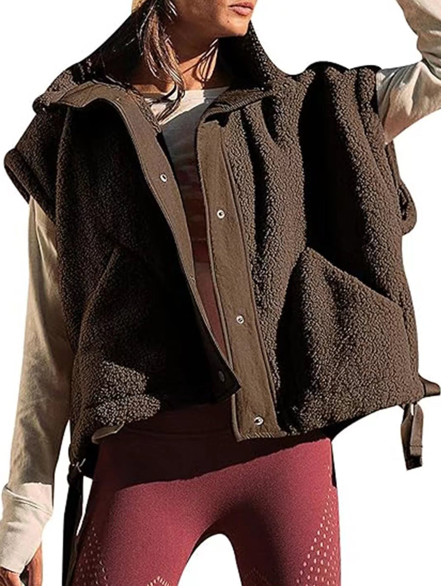 Women's simple vest jacket