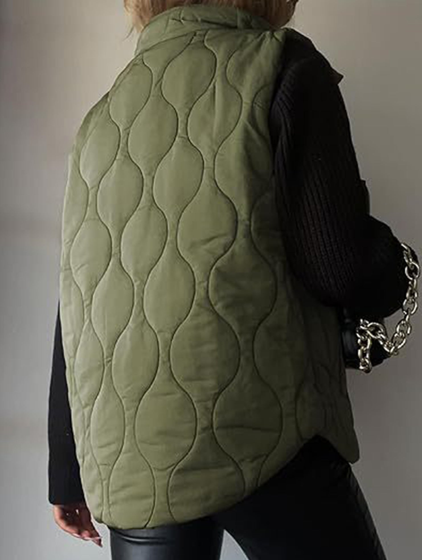Fashionable and casual solid color cotton vest_CWOV00324