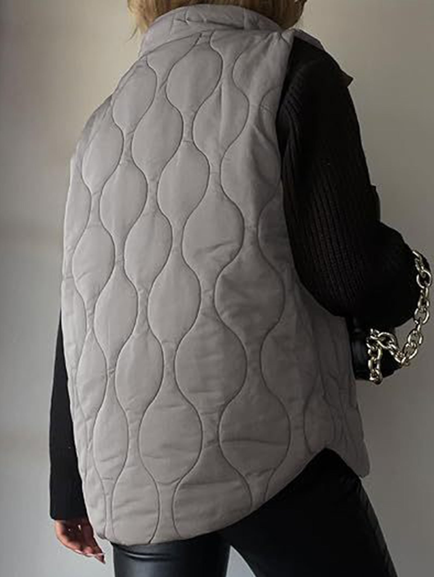 Fashionable and casual solid color cotton vest_CWOV00324