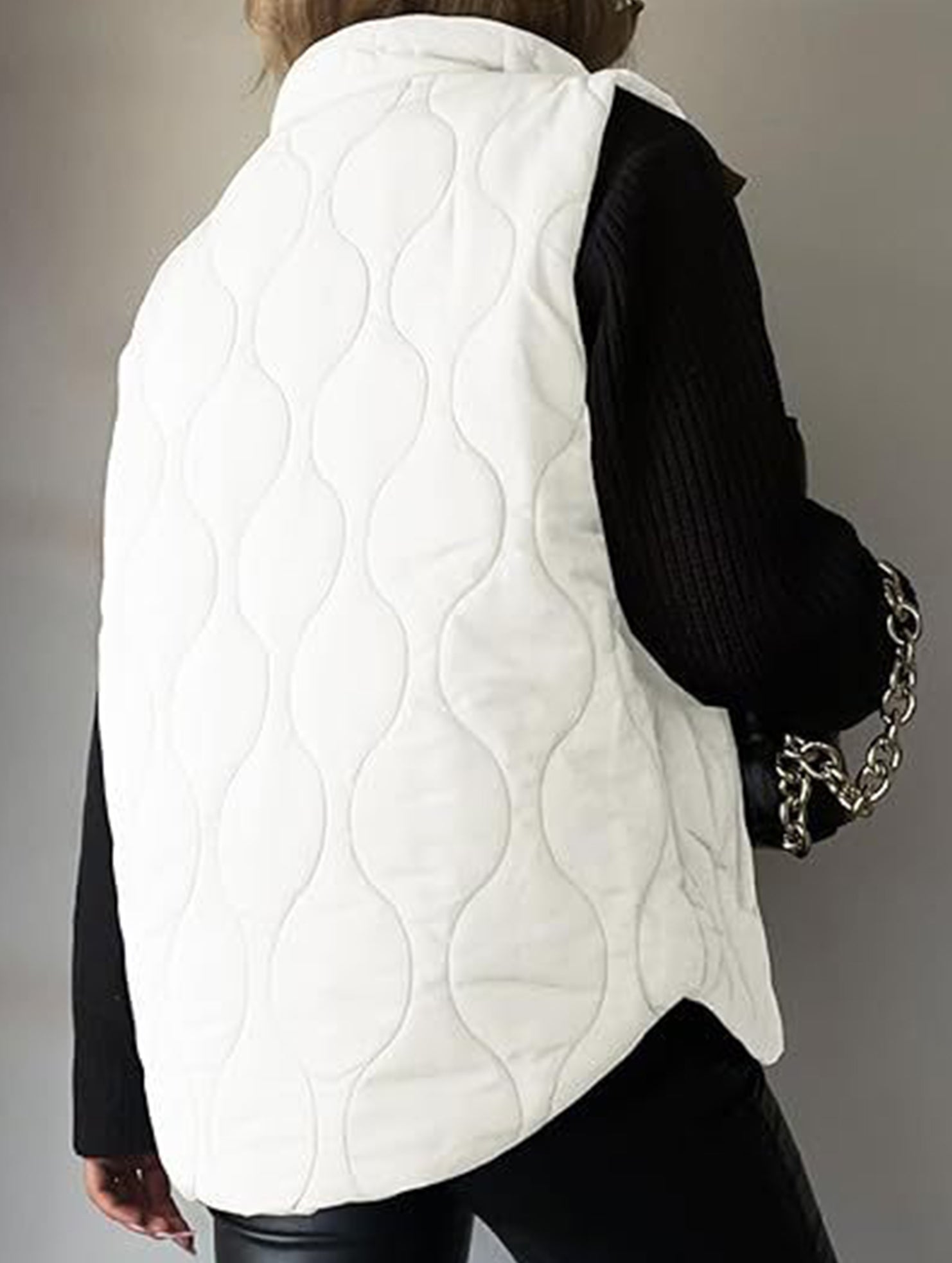 Fashionable and casual solid color cotton vest_CWOV00324