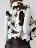 Printed Reversible Fleece Zip Vest_CWOV00337