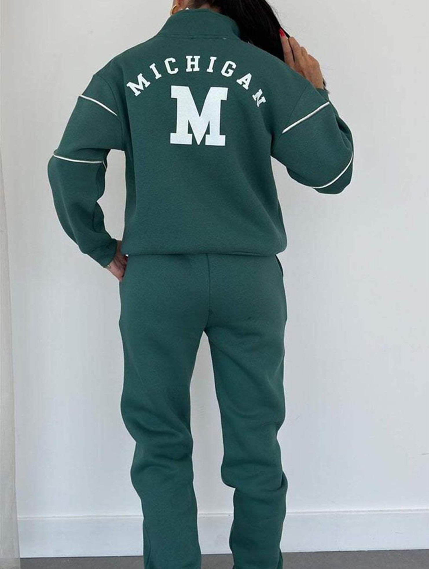 Letter long-sleeved casual sportswear set_CWSBSL00060