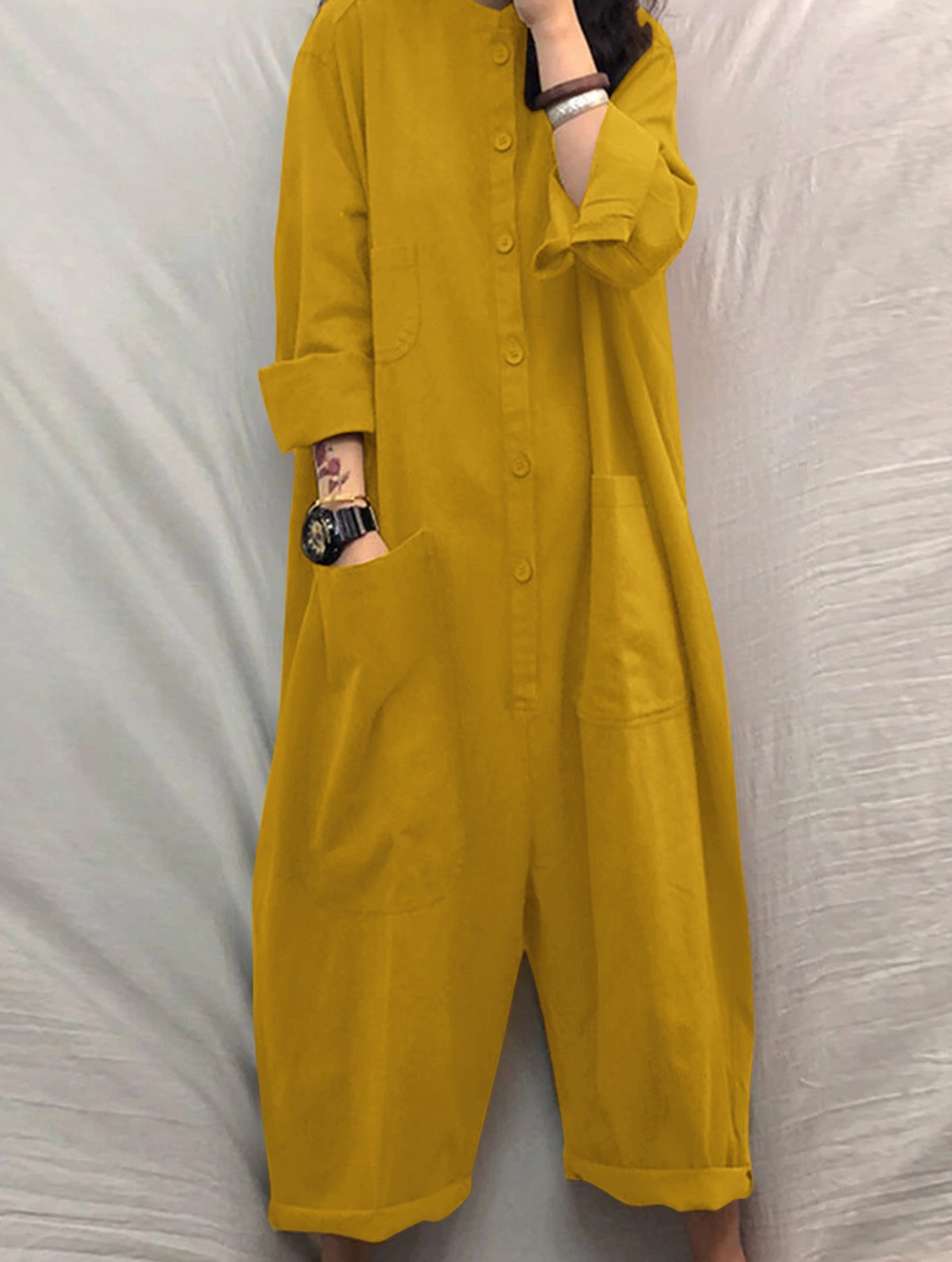 Plus size women's jumpsuit