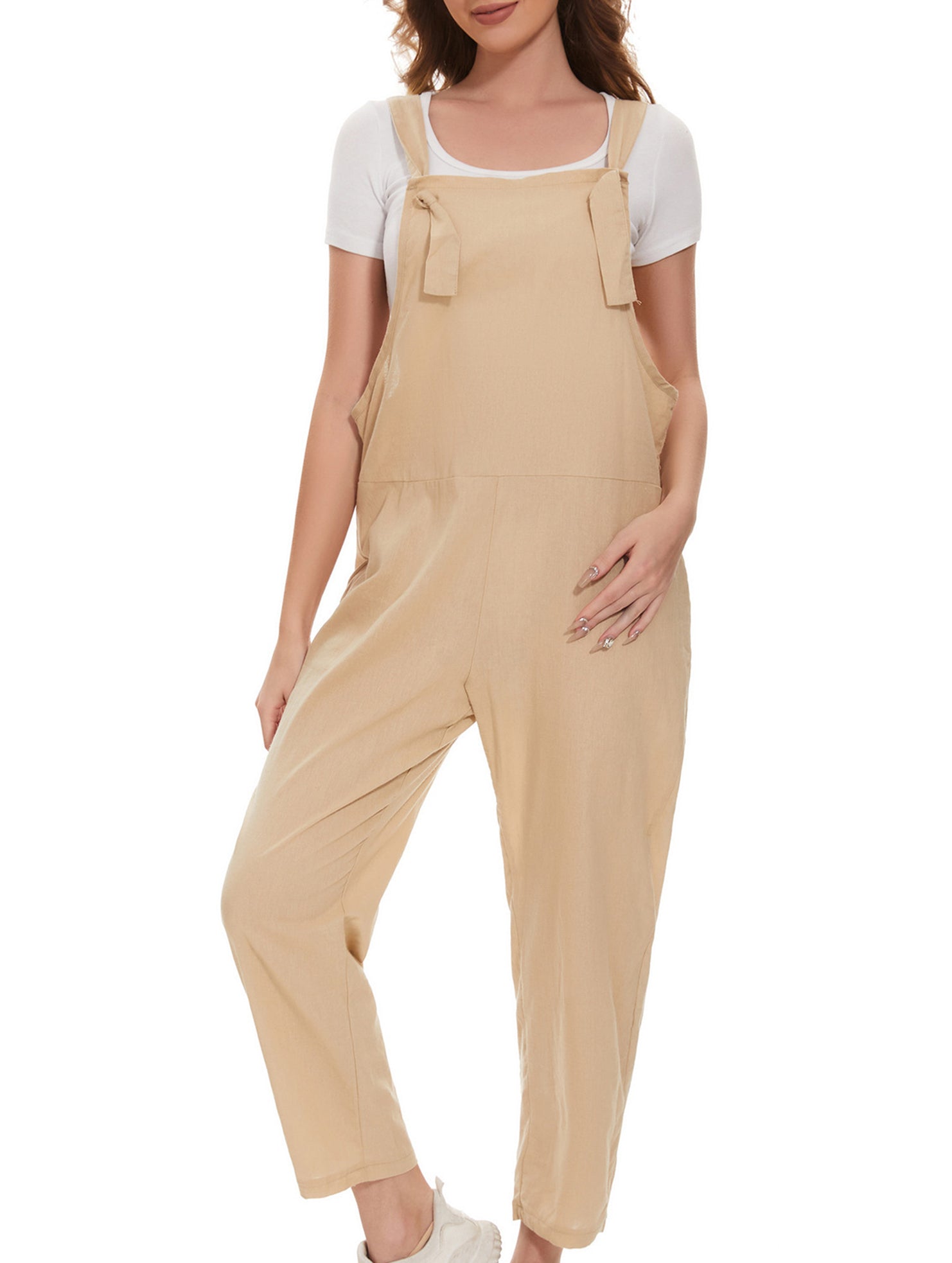 Plus Size Loose Strap Jumpsuit