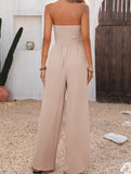 Strapless Drawstring Jumpsuit_CWSJS00522