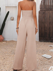 Strapless Drawstring Jumpsuit_CWSJS00522