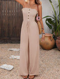 Strapless Drawstring Jumpsuit_CWSJS00522