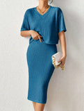 Loose casual long skirt suit