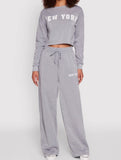 Loose sweatshirt and casual pants set