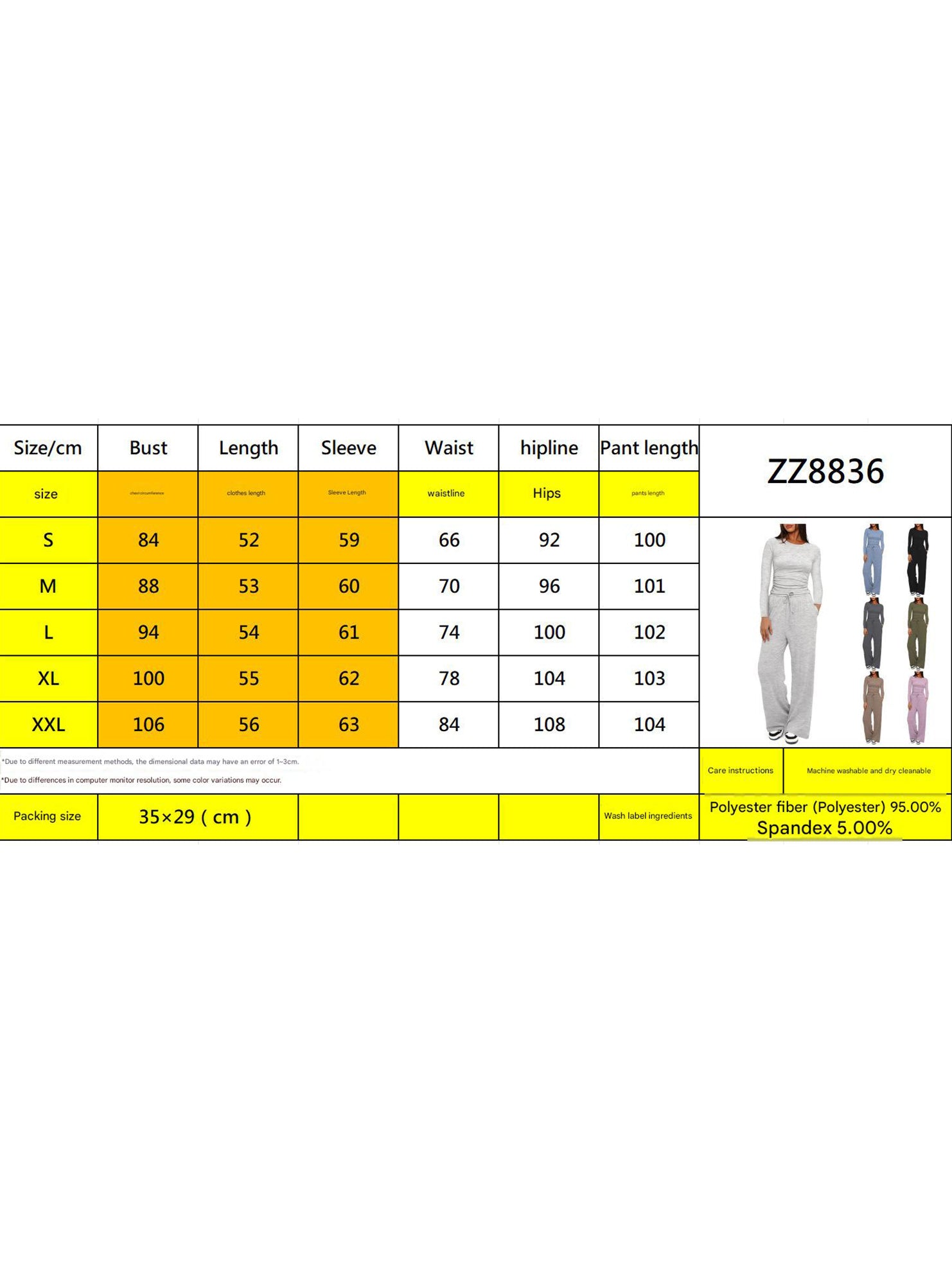 Casual suit top with high-waisted wide-leg pants