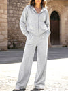 Women's Sports Hoodie Jacket and Pants Set