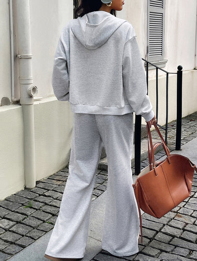 Women's Sports Hoodie Jacket and Pants Set