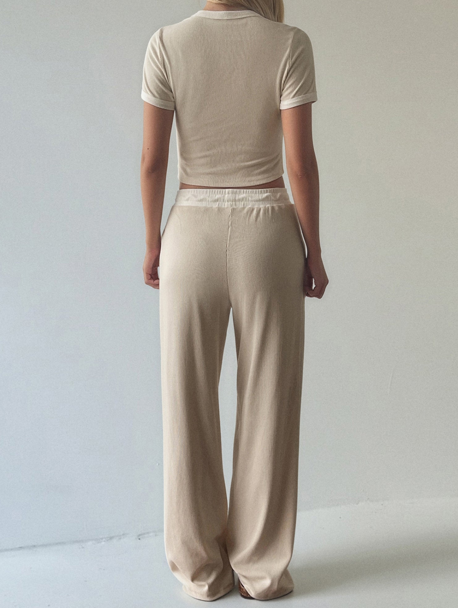 Women's Sports T-shirt and Casual Pants Set