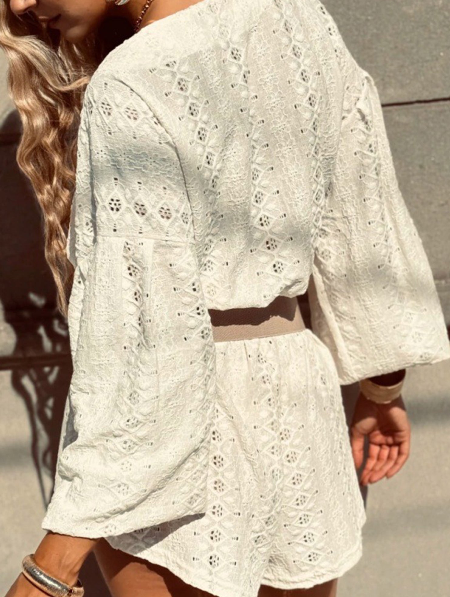 Casual Loose Long-Sleeved Shorts Set for Women_CWSS01428