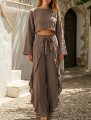 Loose Top Pants Two Piece Set
