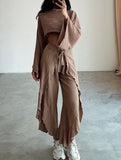 Loose Top Pants Two Piece Set