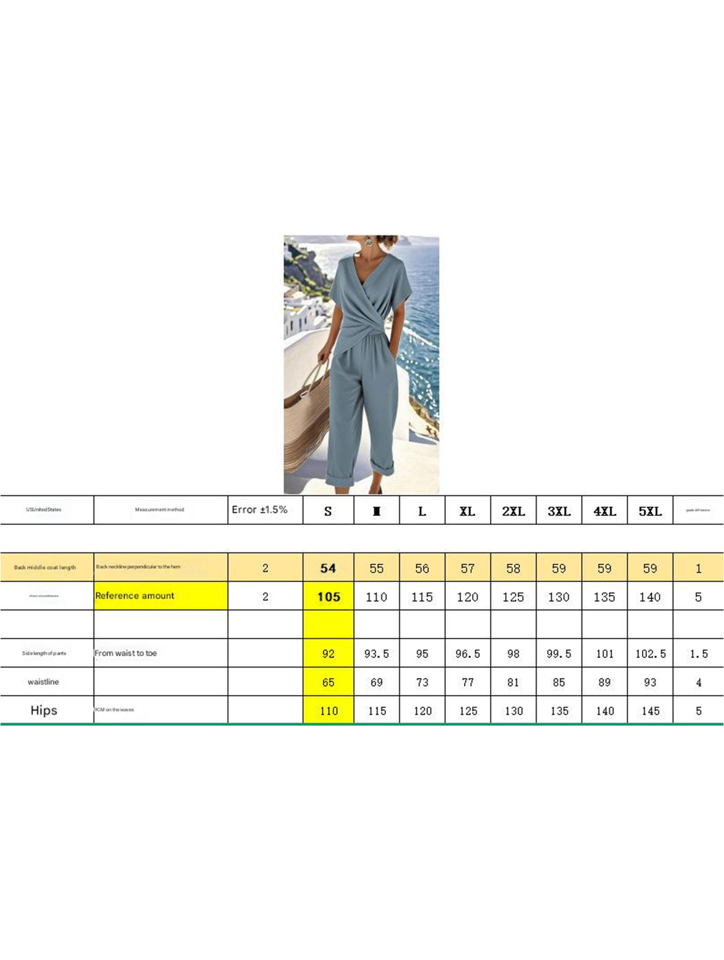 Solid Irregular Short Sleeve Set