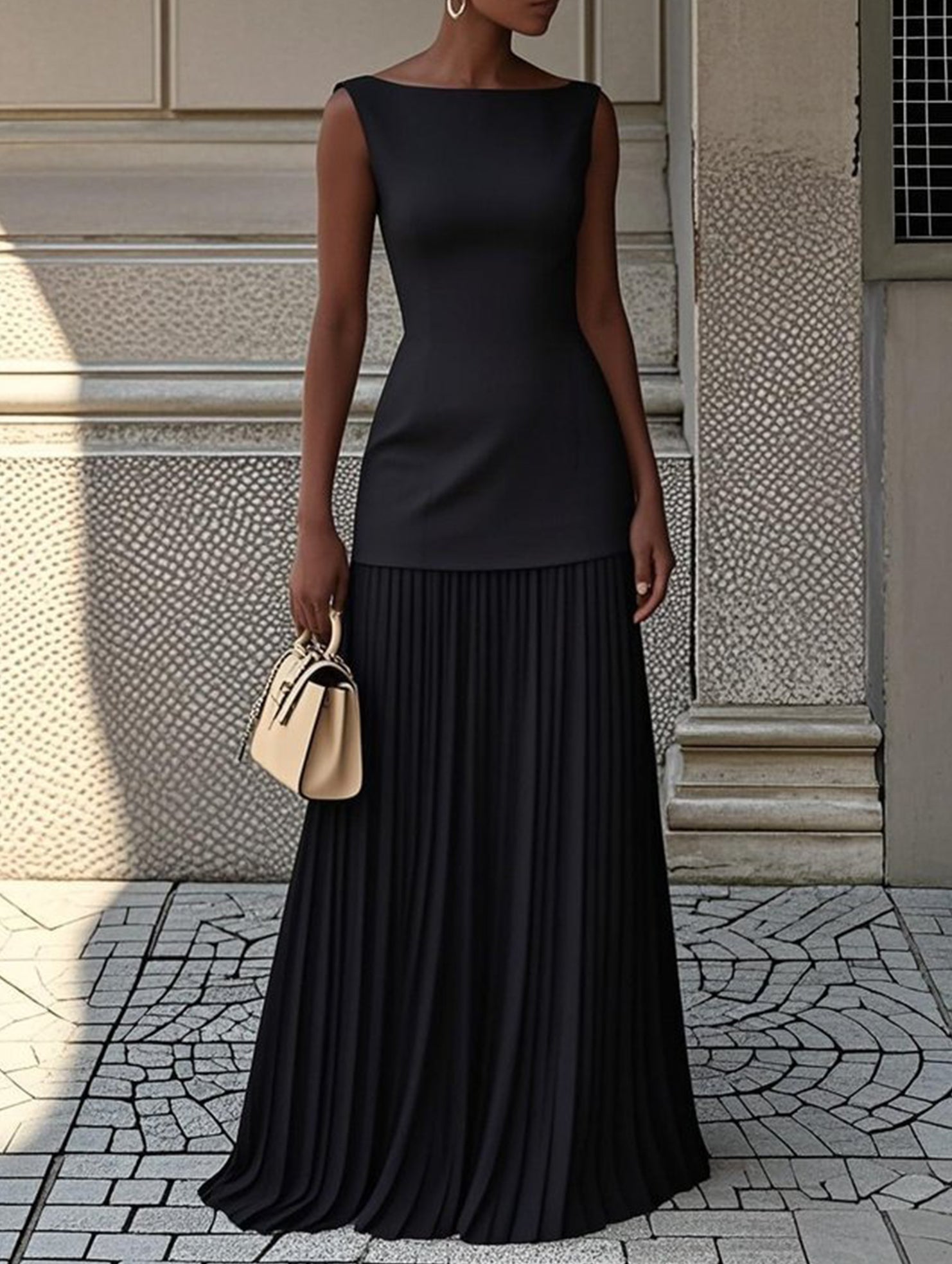 Knit Tank Skirt Two Piece Set