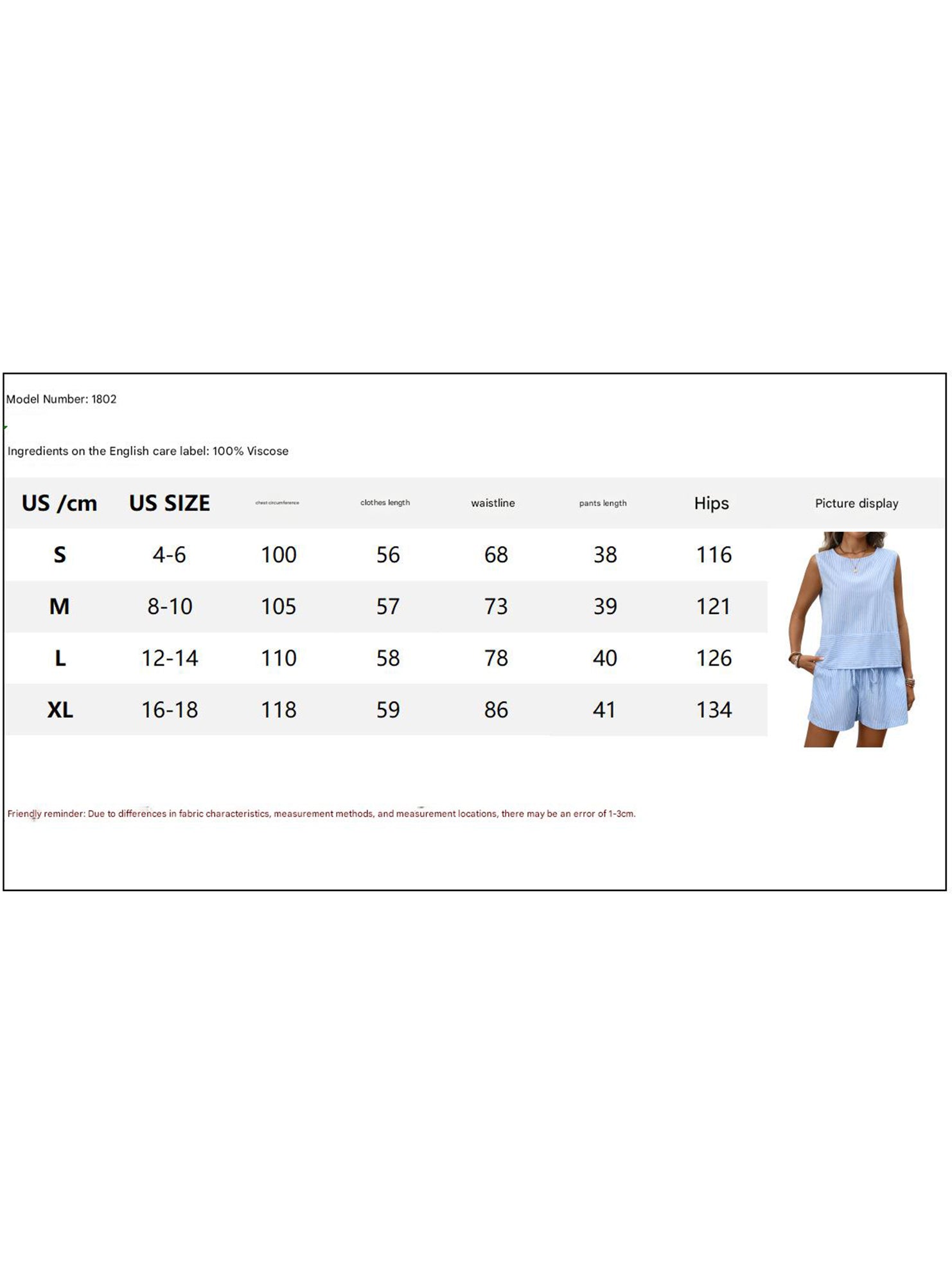 Sleeveless Tank Top Shorts Casual Set_CWSTB00943