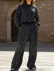 Sequin Starry Sky Loose Two Piece Set_CWSTB01011