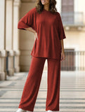 Loose Fit Casual Two Piece Set_CWSTB01013