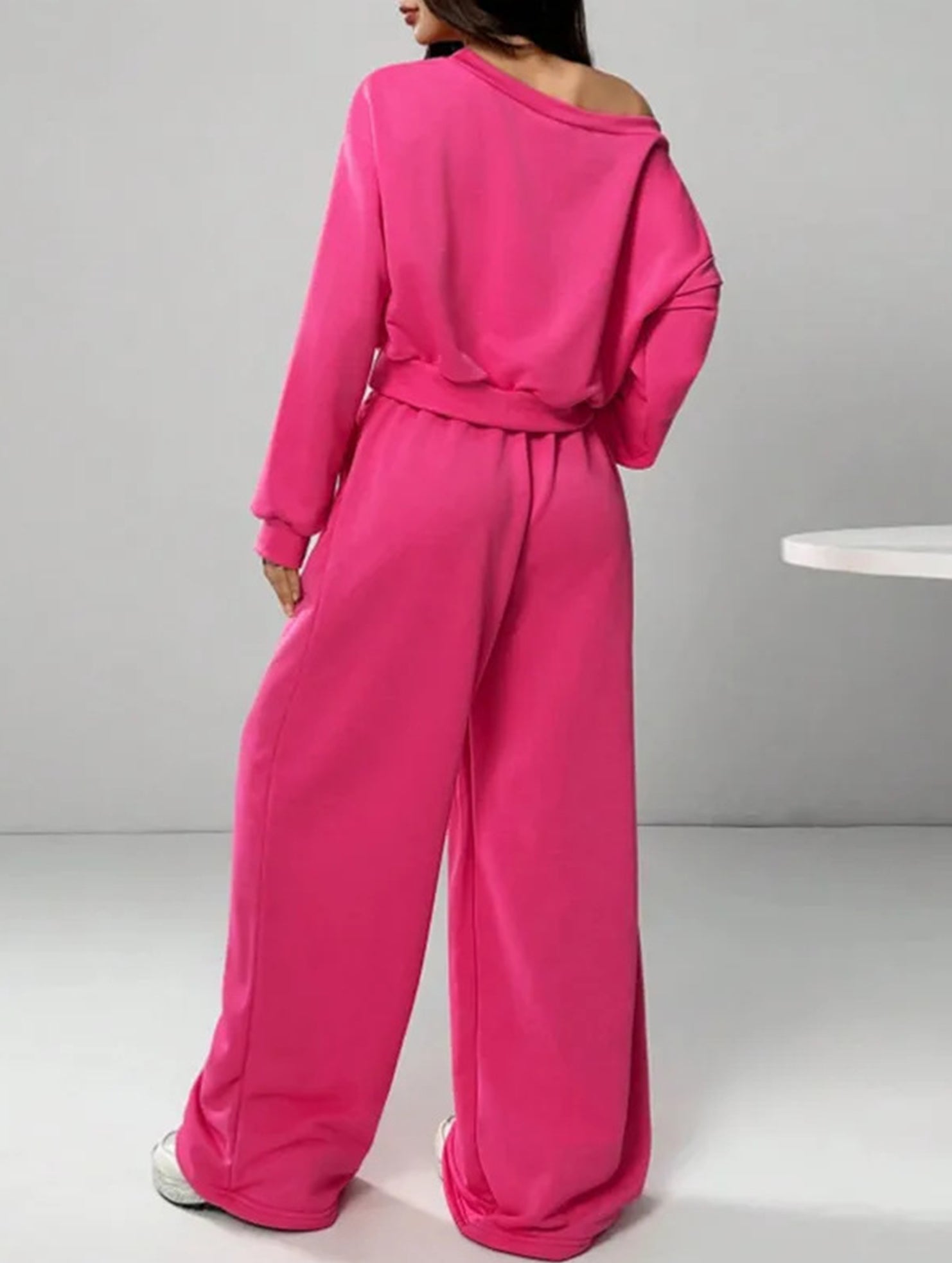 Solid Color Fashion Two Piece Set_CWSTB01014