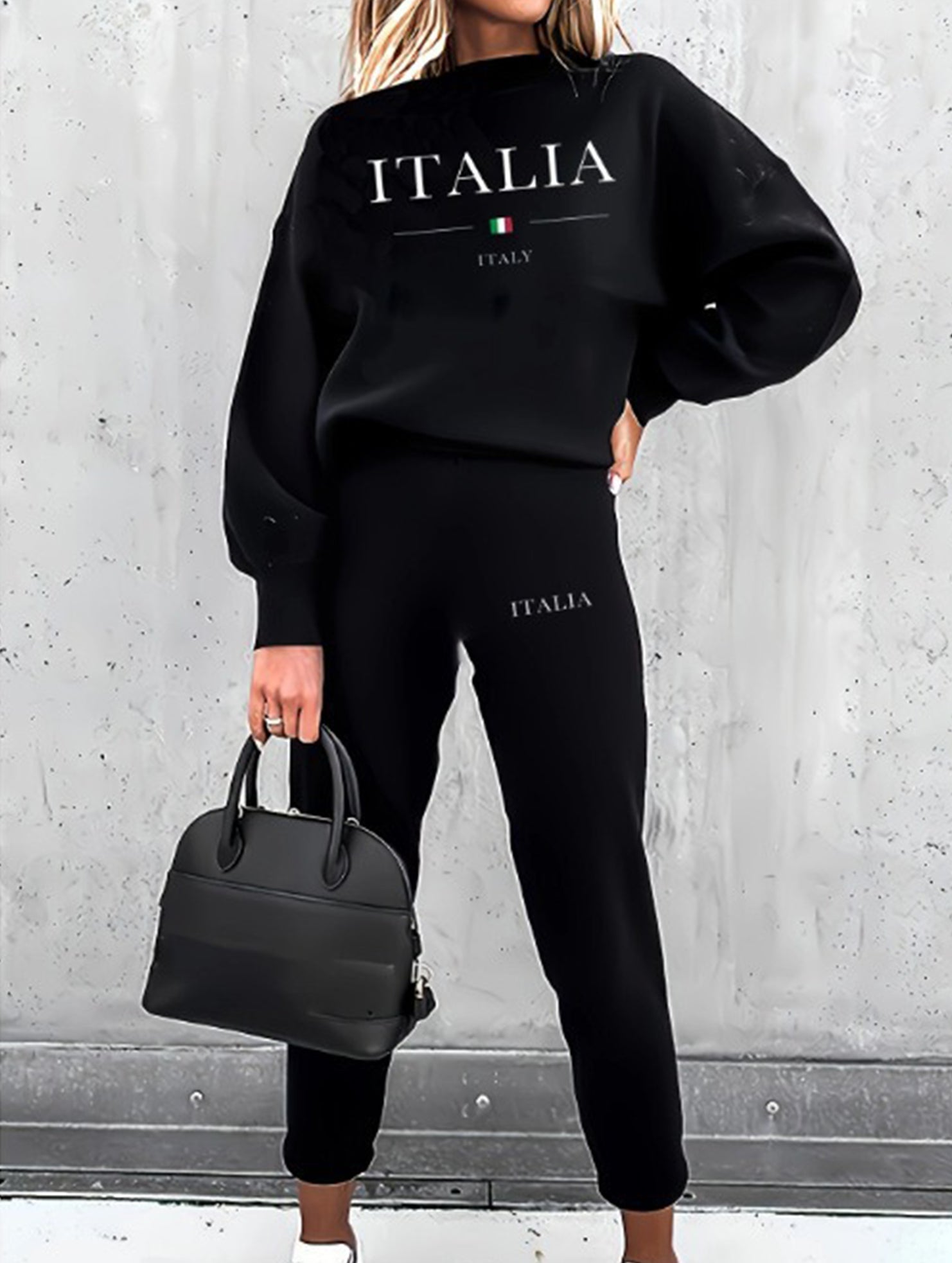 Letter Casual Two Piece Set