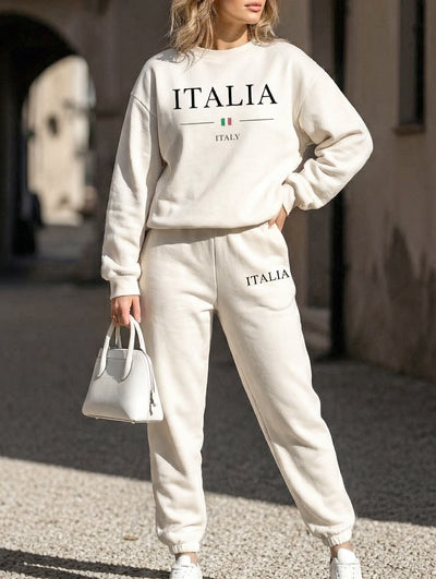 Letter Casual Two Piece Set