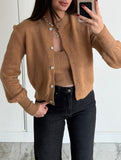 Knit Cardigan Vest Two Piece Set_CWSTB01066