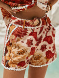 Linen Shirt and Shorts Set