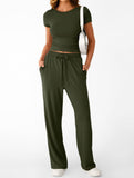 Y2K Slim Fit Two Piece Set
