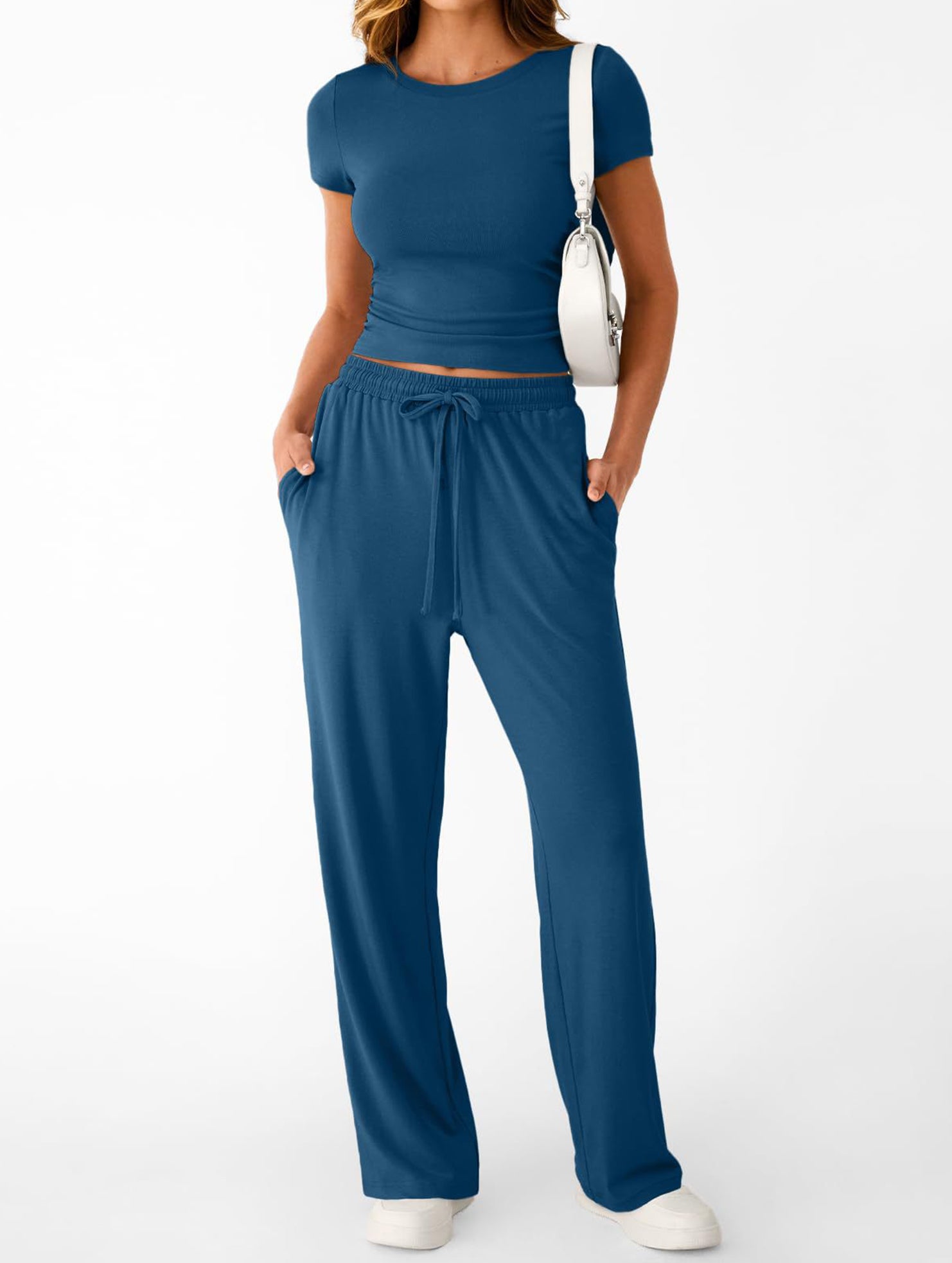Y2K Slim Fit Two Piece Set