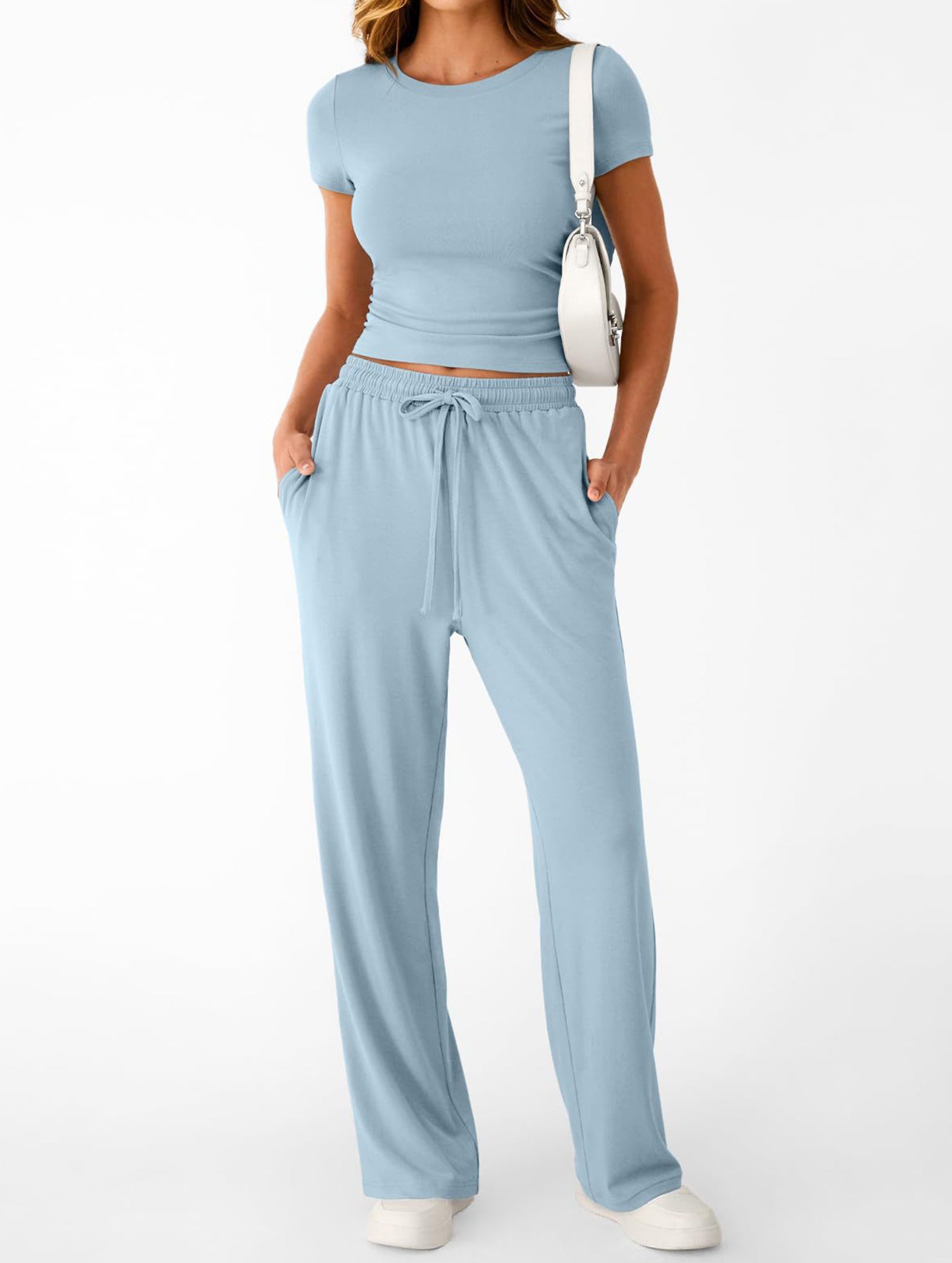 Y2K Slim Fit Two Piece Set